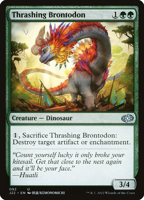 Thrashing Brontodon